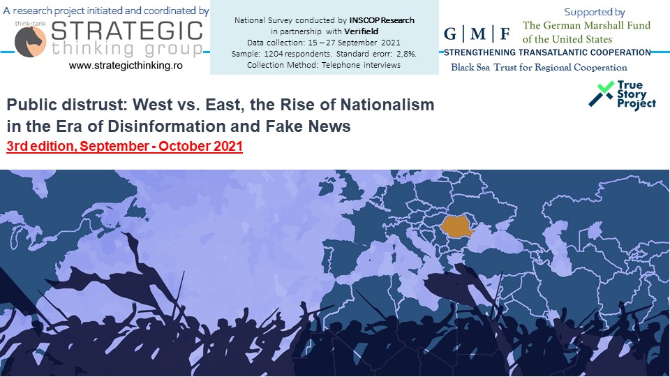 OCTOBER 2021: Public distrust: West vs. East, the Rise of Nationalism in the Disinformation Era, and the Fake News Phenomenon – 3rd Edition